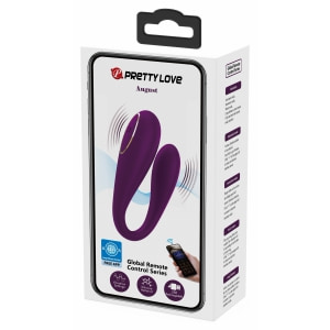 Pretty Love August Vibrator cu Aplicație 12 Funcții Mov Thumb 8