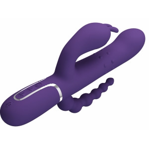 Pretty Love Cammy Vibrator Triplu Reîncărcabil Mov Thumb 4