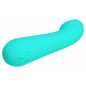 Pretty Love Cetus – Vibrator Punctul G 15 cm, 12 Moduri Albastru Thumb 5