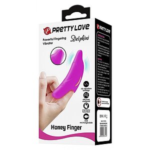 Pretty Love Delphini Vibrator De Deget 10 Funcții Mov Discret Thumb 3