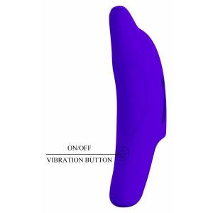 Pretty Love Delphini – Vibrator De Deget 10 Moduri, Compact Albastru Thumb 7