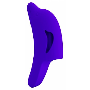 Pretty Love Delphini – Vibrator De Deget 10 Moduri, Compact Albastru Thumb 3