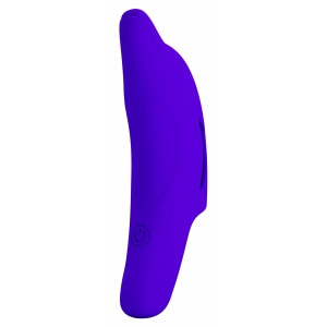 Pretty Love Delphini – Vibrator De Deget 10 Moduri, Compact Albastru Thumb 4
