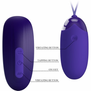 Pretty Love Orthus — Ou Vibrator 12 Funcții, Reîncărcabil Violet Thumb 8