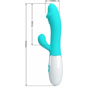 Pretty Love Snappy Rabbit Punct G, 30 Funcții Albastru Thumb 13