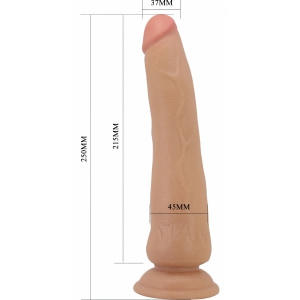 Pretty Love Tiemeyer 25 cm, Piele Glisantă și Ventuză Thumb 6