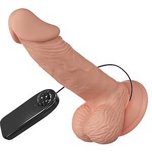 Pretty Love Zebulon — Vibrator Realist 19,4 cm cu Ventuză Thumb 3