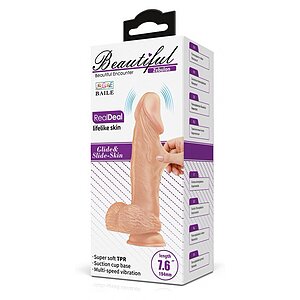 Pretty Love Zebulon — Vibrator Realist 19,4 cm cu Ventuză Thumb 9