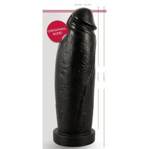 Realistixxx Real Giant XXL, 29,8×9,1 cm cu Ventuză Negru Thumb 7