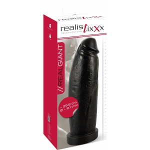 Realistixxx Real Giant XXL, 29,8×9,1 cm cu Ventuză Negru Thumb 8