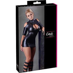 Rochie Cottelli Collection Cold Shoulder Negru S Thumb 4