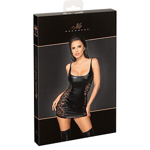 Rochie Noir Handmade F229 Negru M Thumb 3