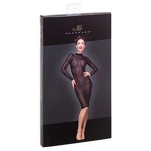 Rochie Noir Handmade F182 Negru XL Thumb 2