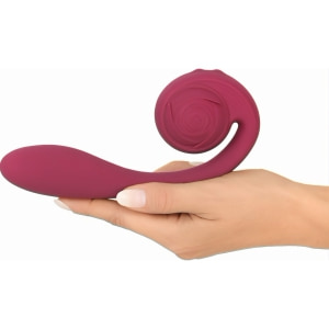 Rosenrot Vibrator Flexibil, 2 Motoare, 10 Moduri Roșu Thumb 16