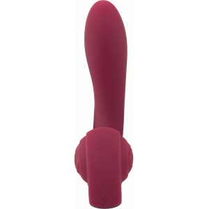 Rosenrot Vibrator Flexibil, 2 Motoare, 10 Moduri Roșu Thumb 7