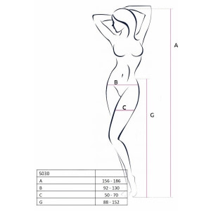 Dresuri Passion S030 Negru S-L Thumb 4