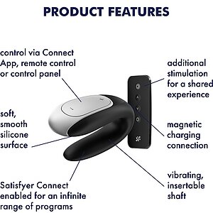 Satisfyer Double Fun Negru Thumb 6