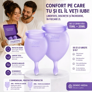 Satisfyer Feel Good Menstrual Cup Set Lila Thumb 3