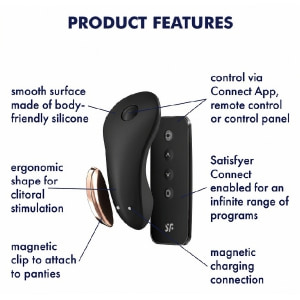 Satisfyer Little Panty Secret Negru Thumb 12