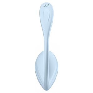 Satisfyer Smooth Petal Connect Vibrator Purtabil 12 Moduri Albastru Thumb 1