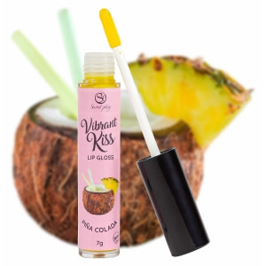 Secret Play Vibrant Kiss — Gloss Pina Colada cu Vibrații Thumb 3