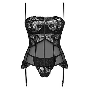 Corset Obsessive Serena Love Negru XS-S Thumb 2