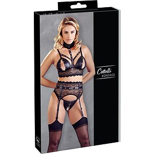 Set Cottelli Collection Adeline Negru L Thumb 3