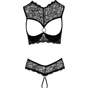 Set Cottelli Collection Agnes Negru L Thumb 3