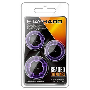 Set Inele Penis Stay Hard Beaded Mov Thumb 3