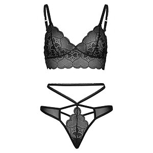 Set Leg Avenue Karla Negru S-M Thumb 2