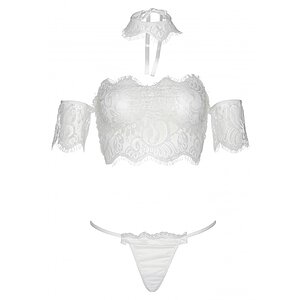 Set Leg Avenue Skyla Alb M-L Thumb 2