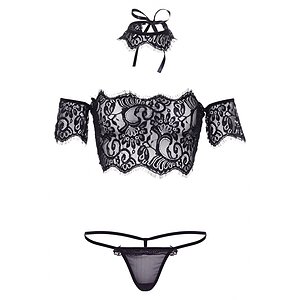 Set Leg Avenue Skyla Negru M-L Thumb 2