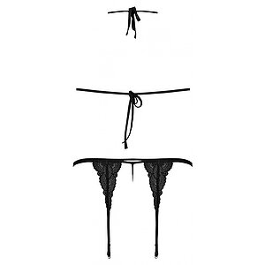 Set Magic Silk Peek-a-Boo Negru L-XL Thumb 3