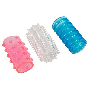 Set Manșoane Penis Tokio Silicon Transparent Thumb 2