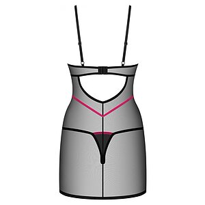 Chemise Obsessive Novenes Negru XL-2XL Thumb 3