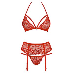 Set Obsessive 838-SEG Roșu L-XL Thumb 2