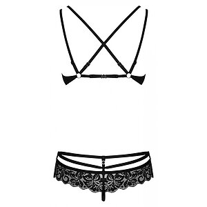 Set Obsessive 860-SET Negru L-XL Thumb 3