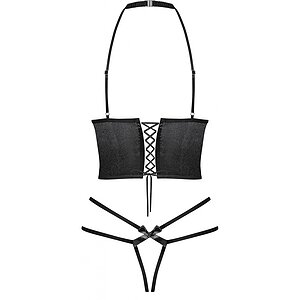 Set Obsessive Delishya Negru L-XL Thumb 3