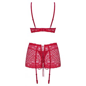 Set Obsessive Lividia Roșu S-M Thumb 3