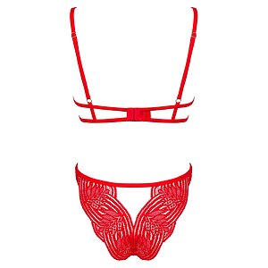 Set Obsessive Mellania Roșu L-XL Thumb 3