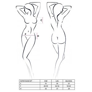 Set Passion Expression Negru S-M Thumb 1