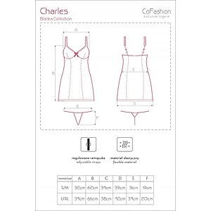 Chemise CoFashion Charles Alb L-XL Thumb 2