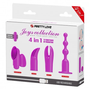 Set Vibratoare Pretty Love Joy Collection 4 în 1 Mov Thumb 28