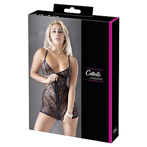 Dress Cottelli Collection Lace Negru L Thumb 4