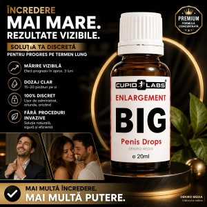 Soluție Pentru Mărirea Penisului Big Penis Drops 20ml Thumb 2