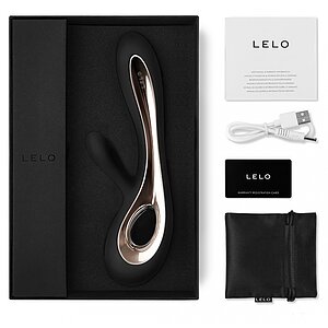 Vibrator Rabbit Soraya 2 Negru Thumb 2