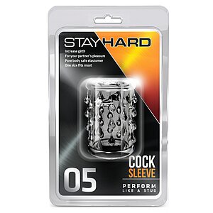 Manșon Penis Stay Hard 05 Transparent Thumb 2