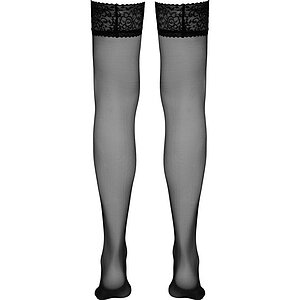 Dresuri Cottelli Collection StayUps 3 Negru S-L Thumb 3