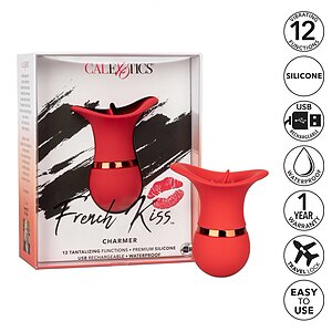 Stimulator Clitoridian French Kiss Charmer Roșu Thumb 4