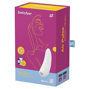 Stimulator Clitoris Satisfyer Curvy 1 Plus Alb Thumb 3